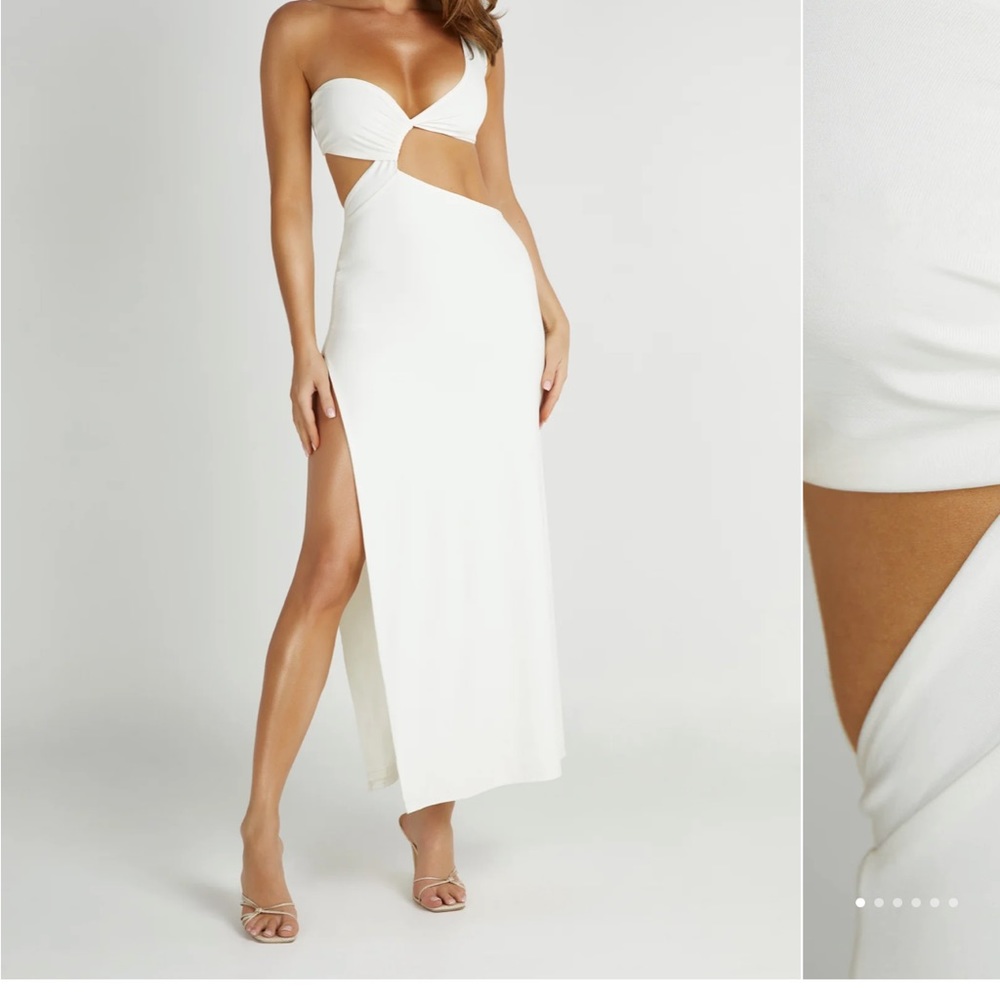 Meshki one shoulder maxi dres